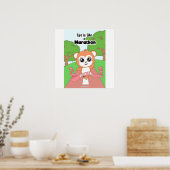 Het leven is als een marathon Muurkunst Poster (Keuken)