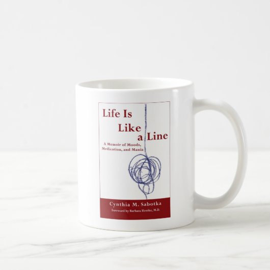 Het leven is als een Mok van de Koffie van de Lijn (Rechts)