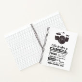 Het leven is als een Motivatie Notitieboek van het (Binnen)