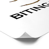 Het leven is als een muggenwijk die het minst verw poster (Hoek)