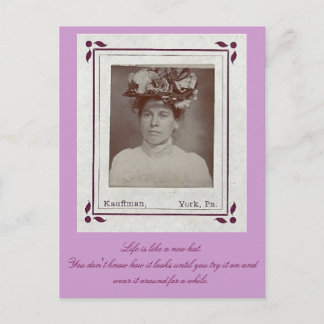 Het leven is als een nieuw Pet... probeer het aan Briefkaart