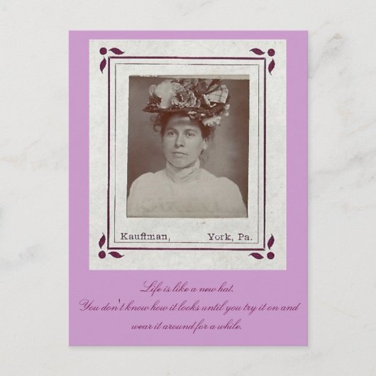 Het leven is als een nieuw Pet... probeer het aan Briefkaart (Voorkant)