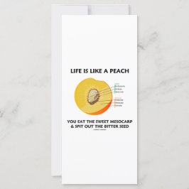 Het leven is als een peach Eat Sweet Mesocarp Spit