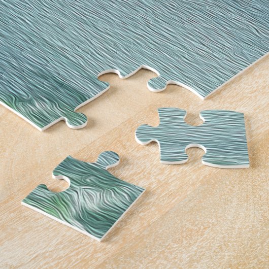 Het leven is als een reis Inspirerend digitale kun Legpuzzel (Zijkant)