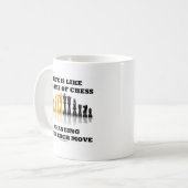 Het leven is als een spel van schaap (schaafhoudin koffiemok (Voorkant links)