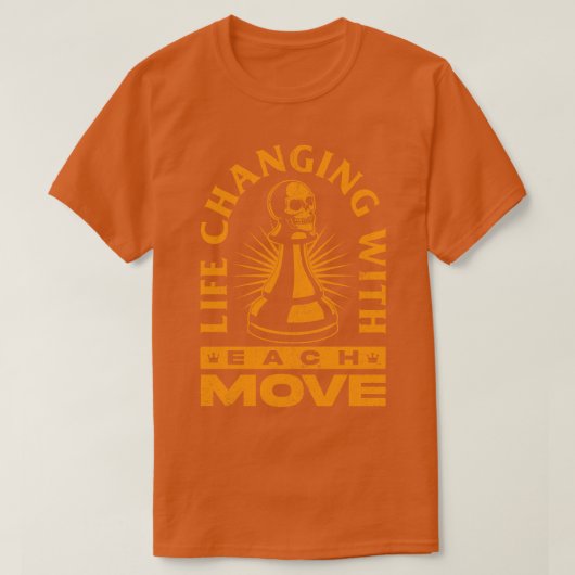 Het leven is als een spel van schaap t-shirt (Design voorkant)