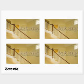 Het leven is als een trap Inspirerend Quote Rechthoekige Sticker (Vel)