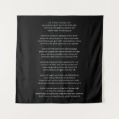 Het leven is als een wegrijdende trein wandkleed (Voorkant)