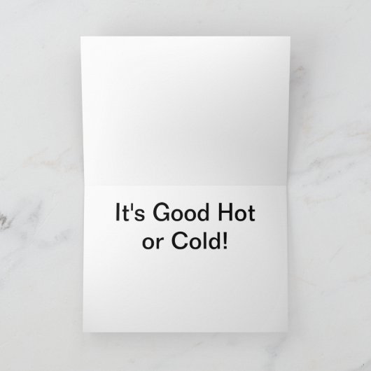 Het leven is als een Wenskaart Kaart (Binnen)