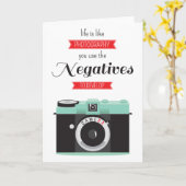 "Het leven is als fotograferen"  cameracitaat Kaart (Gele Bloem)