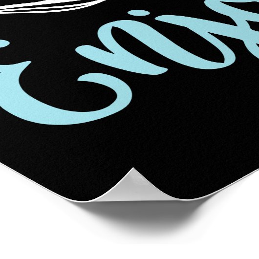 Het leven is als ijsschaatsen poster (Hoek)