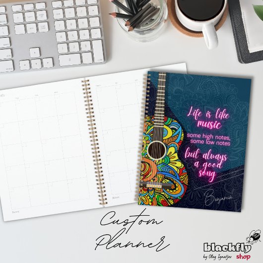 Het leven is als muziek, altijd een goed lied | gi planner