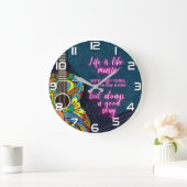 Het leven is als muziek, altijd een goed lied grote klok (Huis)