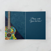 Het leven is als muziek, altijd een goed lied kaart (Binnen)