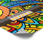 Het leven is als muziek, altijd een goed lied poster (Hoek)