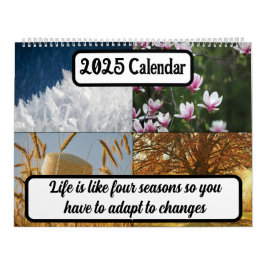 Het leven is als vier seizoenen 2025 kalender