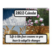 Het leven is als vier seizoenen 2025 kalender (Hoes)