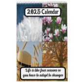 Het leven is als vier seizoenen 2025 kalender (Hoes)