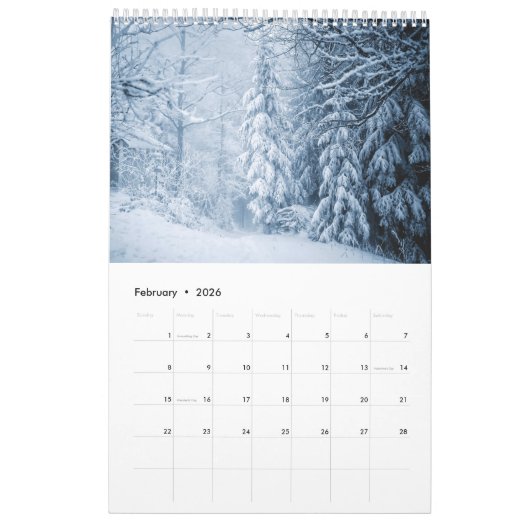 Het leven is als vier seizoenen 2025 kalender (Feb 2026)