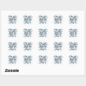 Het leven is als wiskunde ronde sticker (Vel)
