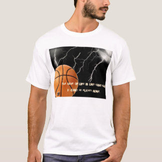 Het leven is basketbal t-shirt