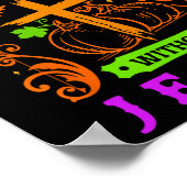 Het leven is beangstigend zonder Jezus Christelijk Poster (Hoek)