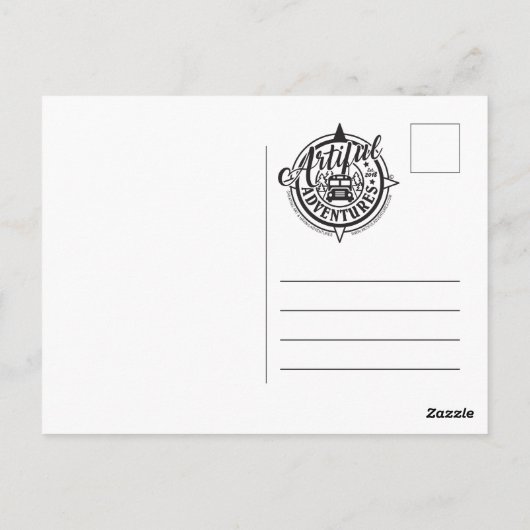 Het leven is bedoeld om overvloedig te zijn briefkaart (Achterkant)