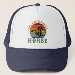 HET LEVEN IS BEER MET EEN PAARD TRUCKER PET
