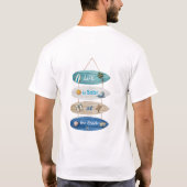 HET LEVEN IS BEETER AAN HET STRAND T-SHIRT (Achterkant)