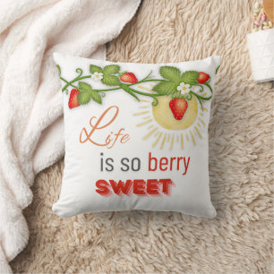 Het leven is Berry Sweet Sierkussen