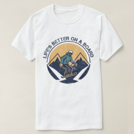 Het leven is beter aan boord t-shirt