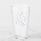HET LEVEN IS BETER AAN HET MEER | GLAS (Achterkant)
