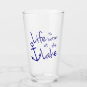 HET LEVEN IS BETER AAN HET MEER | GLAS (Voorkant)