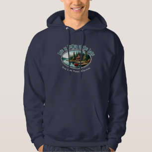 Het leven is beter aan het meer hoodie