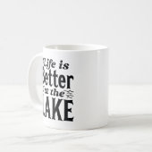 Het Leven Is Beter Aan Het Meer Koffiemok (Voorkant links)