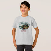 Het leven is beter aan het meer t-shirt (Voorkant volledig)