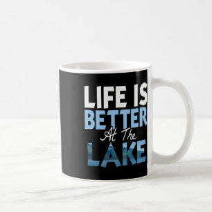 Het Leven Is Beter Aan Het Meer Vissen Bootvaren  Koffiemok