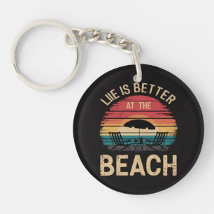 Het Leven Is Beter Aan Het Strand Zomer Vakantie S Sleutelhanger