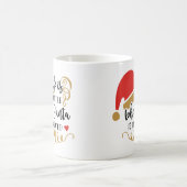 Het leven is beter als de Kerstman met Kerstmis te Koffiemok (Center)