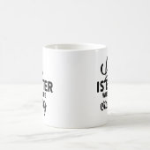 Het leven is beter als je aan het knutselen bent koffiemok (Center)