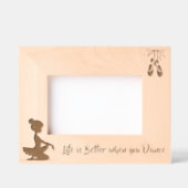 Het leven is beter als je danst gegraveerde lijstjes (Voorkant)