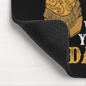 Het leven is beter als je een dansje kunt houden muismat (Hoek)