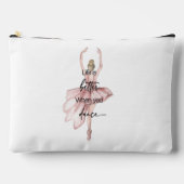 Het leven is beter als je een roze ballerina danst etui (Voorkant)