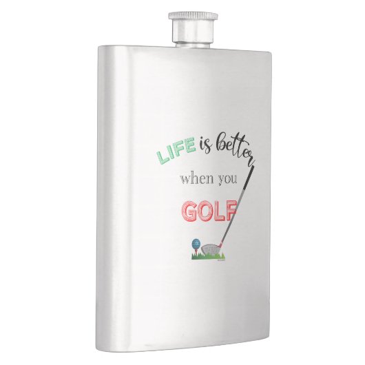 Het leven is beter als je golf, Cool Flacon (Rechts)