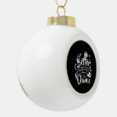 Het leven is beter als je grappig danst Danser Keramische Bal Ornament (Links)