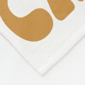 Het leven is beter als je kampt fleece deken (Hoek)