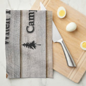 Het leven is beter als je kampt theedoek (Quarter Fold)