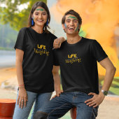 Het leven is beter als je lacht t-shirt