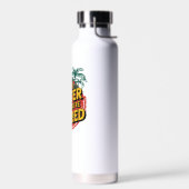 Het leven is beter als je met pensioen bent waterfles (Links)