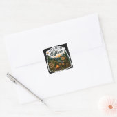 Het Leven Is Beter Als Je Offline Bent Camping Sti Vierkante Sticker (Envelop)